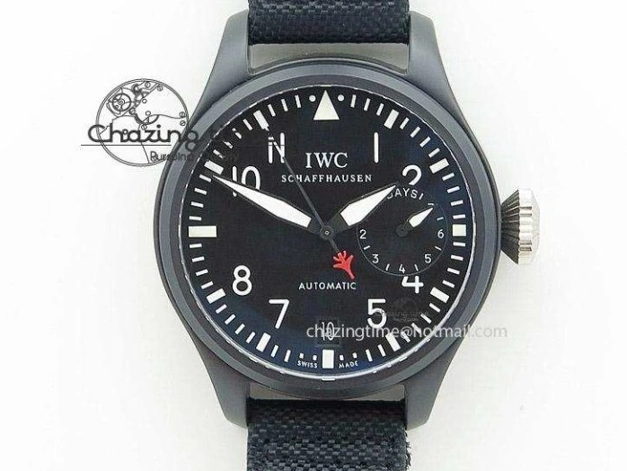 MIROTIME 0524 Pilot Chrono SS AZF 1:1 Best Edition Blue Dial on Brown Leather Strap A TimelessDesign 7060